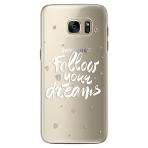 Plastové puzdro iSaprio - Follow Your Dreams - white - Samsung Galaxy S7 vyobraziť