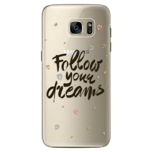Plastové puzdro iSaprio - Follow Your Dreams - black - Samsung Galaxy S7 vyobraziť