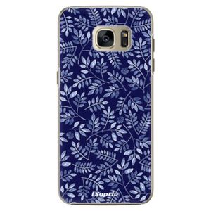 Plastové puzdro iSaprio - Blue Leaves 05 - Samsung Galaxy S7 vyobraziť
