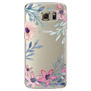 Plastové puzdro iSaprio - Leaves and Flowers - Samsung Galaxy S6 Edge Plus vyobraziť