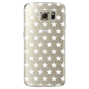 Plastové puzdro iSaprio - Stars Pattern - white - Samsung Galaxy S6 Edge Plus vyobraziť