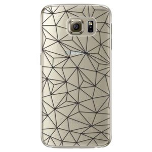 Plastové puzdro iSaprio - Abstract Triangles 03 - black - Samsung Galaxy S6 Edge Plus vyobraziť