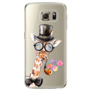 Plastové puzdro iSaprio - Sir Giraffe - Samsung Galaxy S6 Edge Plus vyobraziť