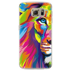 Plastové puzdro iSaprio - Rainbow Lion - Samsung Galaxy S6 Edge Plus vyobraziť