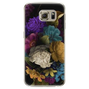 Plastové puzdro iSaprio - Dark Flowers - Samsung Galaxy S6 Edge vyobraziť
