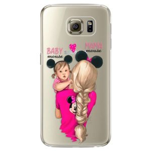 Plastové puzdro iSaprio - Mama Mouse Blond and Girl - Samsung Galaxy S6 Edge vyobraziť