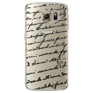Plastové puzdro iSaprio - Handwriting 01 - black - Samsung Galaxy S6 Edge vyobraziť