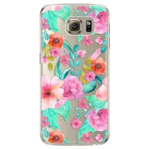 Plastové puzdro iSaprio - Flower Pattern 01 - Samsung Galaxy S6 Edge vyobraziť