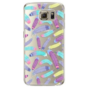 Plastové puzdro iSaprio - Feather Pattern 01 - Samsung Galaxy S6 Edge vyobraziť