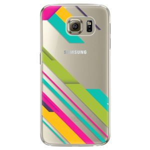 Plastové puzdro iSaprio - Color Stripes 03 - Samsung Galaxy S6 Edge vyobraziť