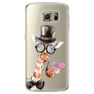Plastové puzdro iSaprio - Sir Giraffe - Samsung Galaxy S6 Edge vyobraziť