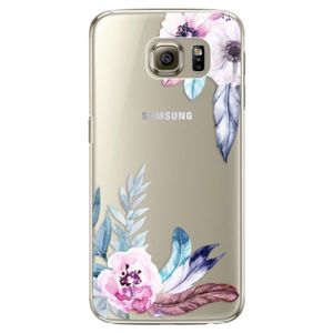 Plastové puzdro iSaprio - Flower Pattern 04 - Samsung Galaxy S6 Edge vyobraziť