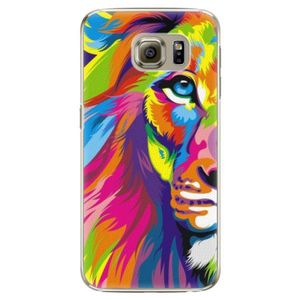 Plastové puzdro iSaprio - Rainbow Lion - Samsung Galaxy S6 Edge vyobraziť