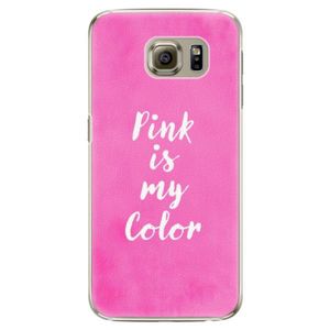 Plastové puzdro iSaprio - Pink is my color - Samsung Galaxy S6 Edge vyobraziť