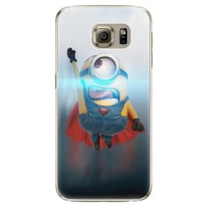 Plastové puzdro iSaprio - Mimons Superman 02 - Samsung Galaxy S6 Edge vyobraziť