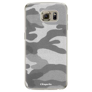 Plastové puzdro iSaprio - Gray Camuflage 02 - Samsung Galaxy S6 Edge vyobraziť