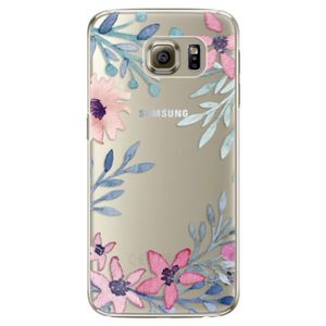 Plastové puzdro iSaprio - Leaves and Flowers - Samsung Galaxy S6 vyobraziť