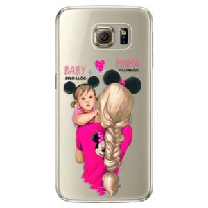 Plastové puzdro iSaprio - Mama Mouse Blond and Girl - Samsung Galaxy S6 vyobraziť