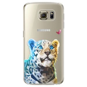 Plastové puzdro iSaprio - Leopard With Butterfly - Samsung Galaxy S6 vyobraziť