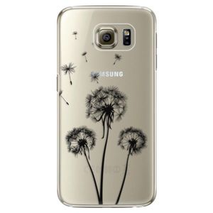 Plastové puzdro iSaprio - Three Dandelions - black - Samsung Galaxy S6 vyobraziť