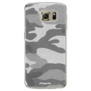 Plastové puzdro iSaprio - Gray Camuflage 02 - Samsung Galaxy S6 vyobraziť