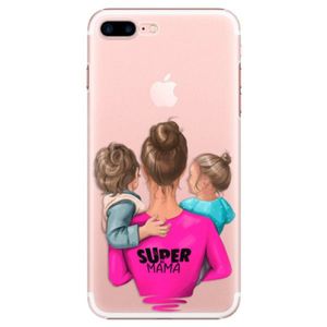 Plastové puzdro iSaprio - Super Mama - Boy and Girl - iPhone 7 Plus vyobraziť