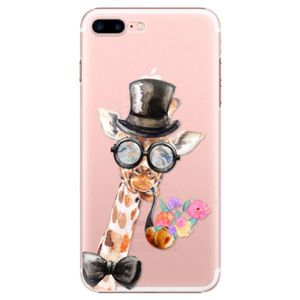 Plastové puzdro iSaprio - Sir Giraffe - iPhone 7 Plus vyobraziť