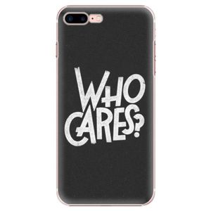 Plastové puzdro iSaprio - Who Cares - iPhone 7 Plus vyobraziť
