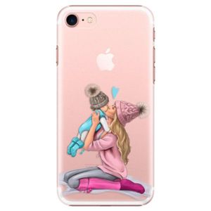 Plastové puzdro iSaprio - Kissing Mom - Blond and Boy - iPhone 7 vyobraziť