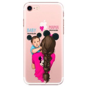 Plastové puzdro iSaprio - Mama Mouse Brunette and Boy - iPhone 7 vyobraziť