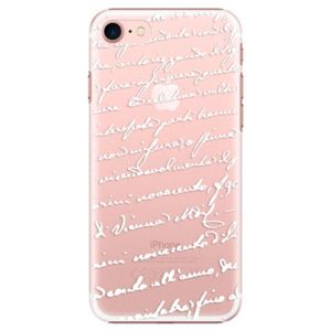 Plastové puzdro iSaprio - Handwriting 01 - white - iPhone 7 vyobraziť