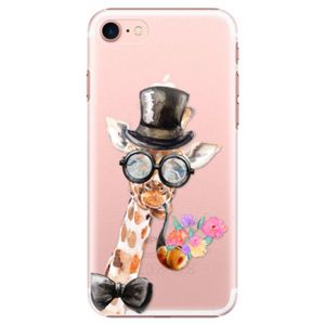 Plastové puzdro iSaprio - Sir Giraffe - iPhone 7 vyobraziť