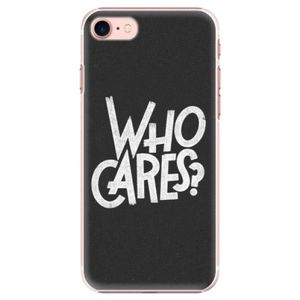 Plastové puzdro iSaprio - Who Cares - iPhone 7 vyobraziť