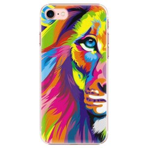 Plastové puzdro iSaprio - Rainbow Lion - iPhone 7 vyobraziť
