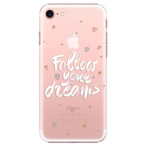 Plastové puzdro iSaprio - Follow Your Dreams - white - iPhone 7 vyobraziť