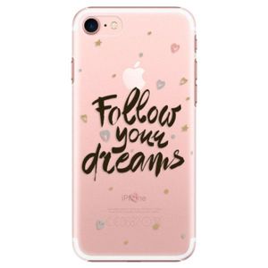 Plastové puzdro iSaprio - Follow Your Dreams - black - iPhone 7 vyobraziť