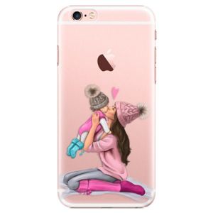 Plastové puzdro iSaprio - Kissing Mom - Brunette and Girl - iPhone 6 Plus/6S Plus vyobraziť