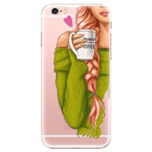 Plastové puzdro iSaprio - My Coffe and Redhead Girl - iPhone 6 Plus/6S Plus vyobraziť