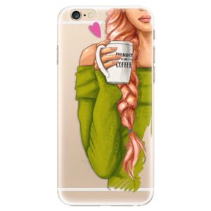 Plastové puzdro iSaprio - My Coffe and Redhead Girl - iPhone 6/6S vyobraziť