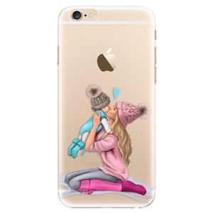 Plastové puzdro iSaprio - Kissing Mom - Blond and Boy - iPhone 6/6S vyobraziť
