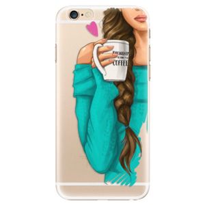 Plastové puzdro iSaprio - My Coffe and Brunette Girl - iPhone 6/6S vyobraziť