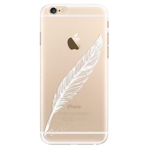 Plastové puzdro iSaprio - Writing By Feather - white - iPhone 6/6S vyobraziť