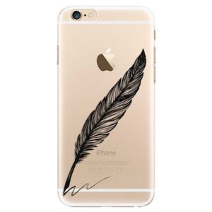 Plastové puzdro iSaprio - Writing By Feather - black - iPhone 6/6S vyobraziť