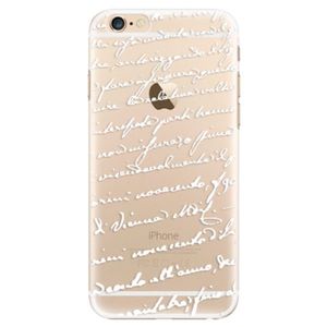 Plastové puzdro iSaprio - Handwriting 01 - white - iPhone 6/6S vyobraziť
