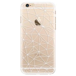 Plastové puzdro iSaprio - Abstract Triangles 03 - white - iPhone 6/6S vyobraziť