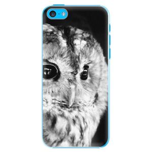 Plastové puzdro iSaprio - BW Owl - iPhone 5C vyobraziť