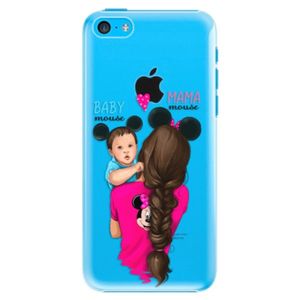 Plastové puzdro iSaprio - Mama Mouse Brunette and Boy - iPhone 5C vyobraziť