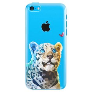 Plastové puzdro iSaprio - Leopard With Butterfly - iPhone 5C vyobraziť