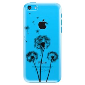 Plastové puzdro iSaprio - Three Dandelions - black - iPhone 5C vyobraziť