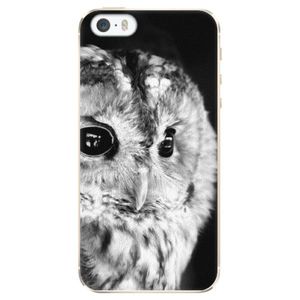 Plastové puzdro iSaprio - BW Owl - iPhone 5/5S/SE vyobraziť